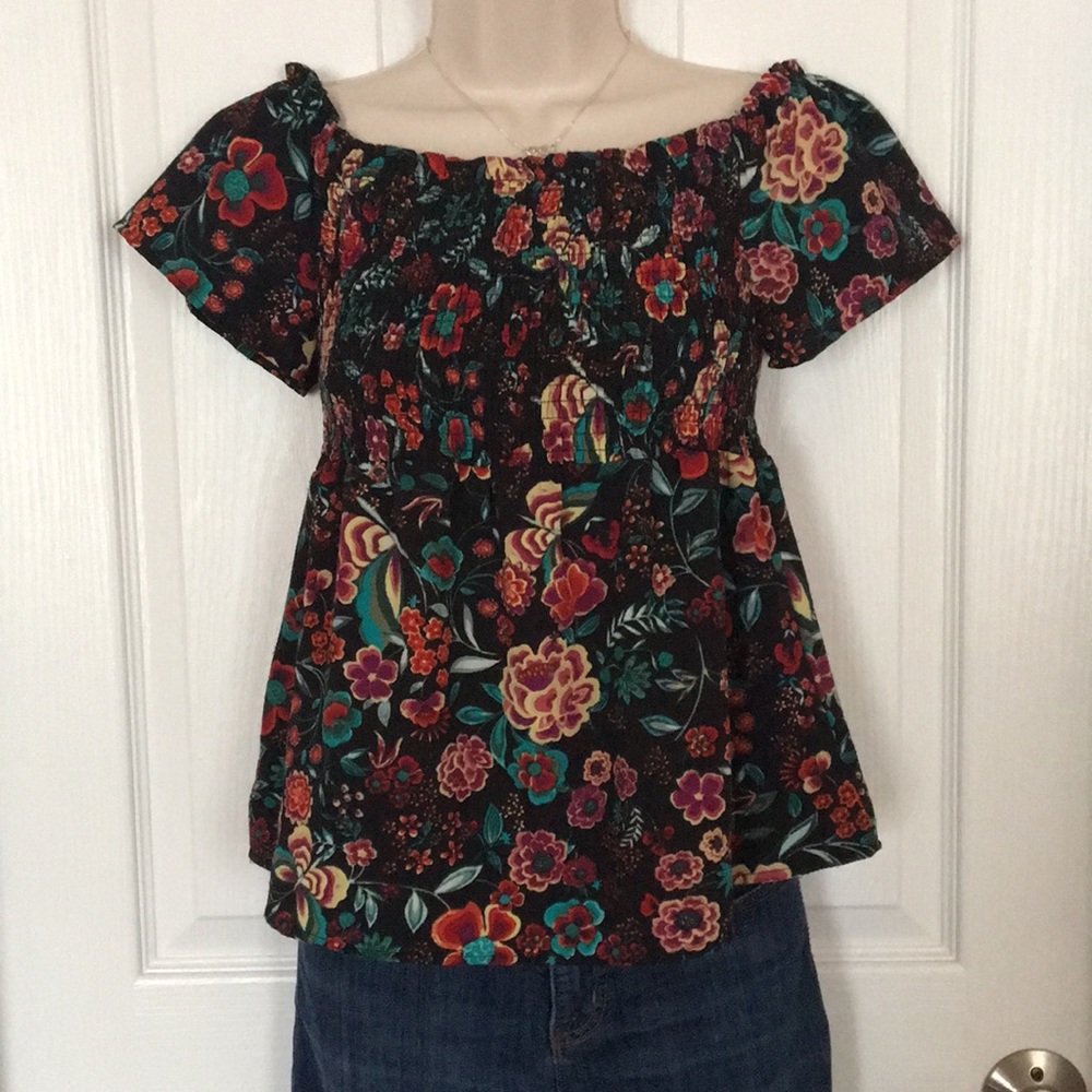 Jrs Large Monteau floral top